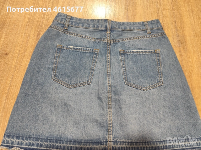 дънкова пола на Oasis , снимка 4 - Поли - 52336494