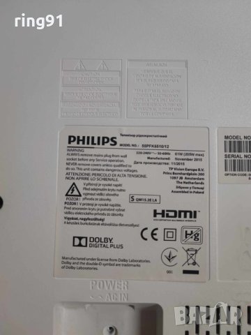T-Con - T420HVD03.1 CTRL BD TV Philips 55PFK6510/12, снимка 4 - Части и Платки - 42367899