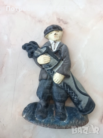 Чугунена фигура - голф играч, снимка 2 - Колекции - 52109123