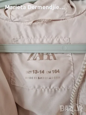 Зимно яке за момиче Zara, снимка 4 - Детски якета и елеци - 56538548