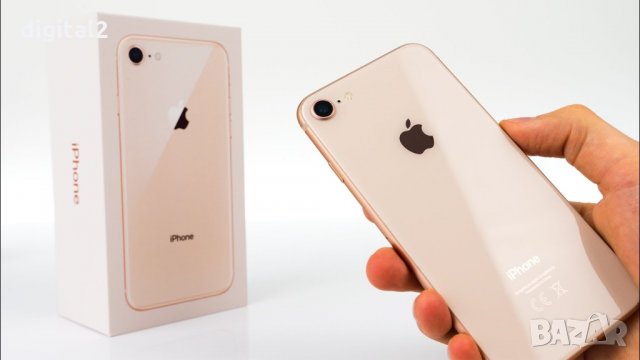 Смартфон Apple iPhone 8 64GB GOLD Златен Перфектни Гаранция 2м , снимка 2 - Apple iPhone - 32055515