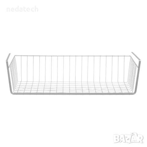 Метален органайзер, Бял, 50x25.5x13.5 см.