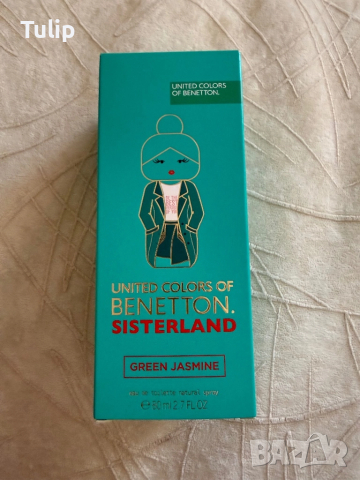 Тоалетна вода Benetton зелен жасмин, снимка 4 - Дамски парфюми - 52106914