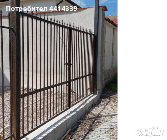 Метални дворни врати и огради, снимка 5 - Ремонти на къщи - 50897494