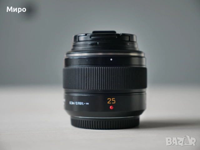 Panasonic Leica DG Summilux 25mm f/1.4 Asph. [Отличен!], снимка 4 - Обективи и филтри - 52974735