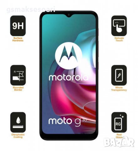 Motorola G10 / G30 - Удароустойчив Стъклен Протектор, снимка 1 - Фолия, протектори - 35422213