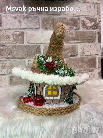 Коледна къщичка, снимка 3 - Коледни подаръци - 52090976