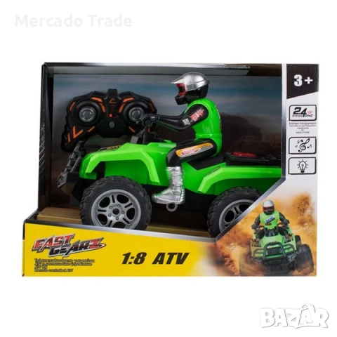 Бъги със звук, светлини и дистанционно за движение, Зелен, снимка 2 - Коли, камиони, мотори, писти - 52681212