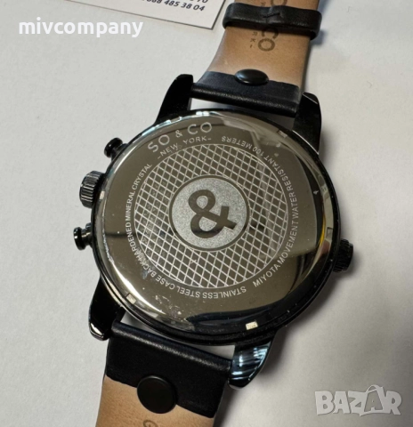 Часовник SO&CO New York , снимка 5 - Мъжки - 51891228