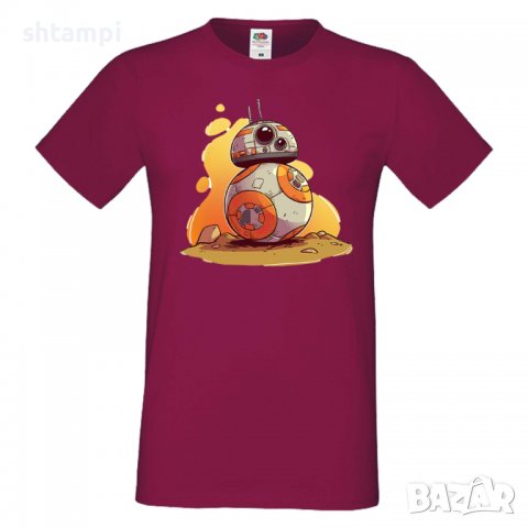 Мъжка тениска Star Wars BB-8 Star Wars Игра,Изненада,Подарък,Геймър, , снимка 14 - Тениски - 36808565