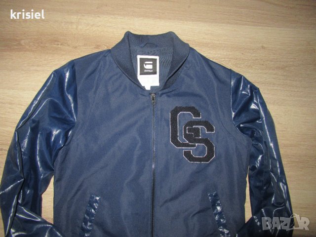 ОРИГИНАЛНО Мъжко( юношеско) яке G-Star-- S номер /G-STAR BASEBALL bomber jasket, снимка 6 - Якета - 42519014