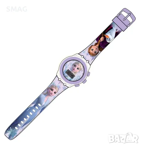 Детски цифров 3D светещ ръчен часовник Frozen S_1203258