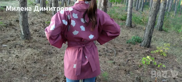 Ръчно рисувани кимона от поплин , снимка 8 - Сака - 48880285