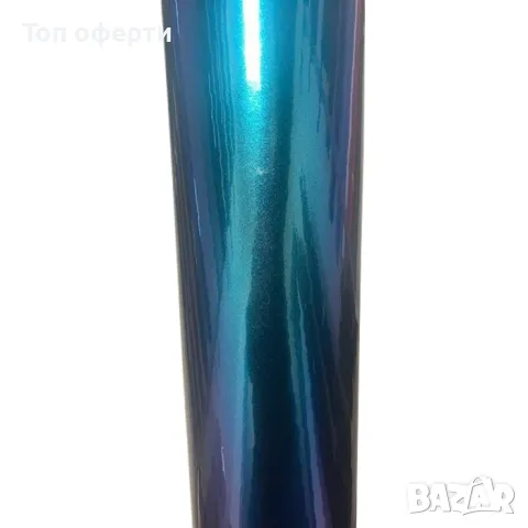 Фолио за облепяне зелен/син/тюркюаз металик 1.52m x 1m GL05, снимка 3 - Аксесоари и консумативи - 48812832