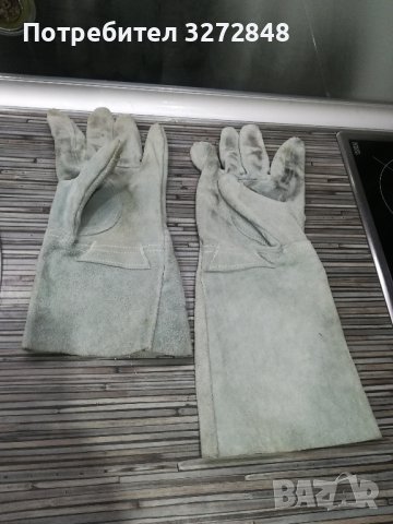 Мъжки заваръчни/ работни/ ръкавици- естествена кожа , снимка 5 - Ръкавици - 44209655