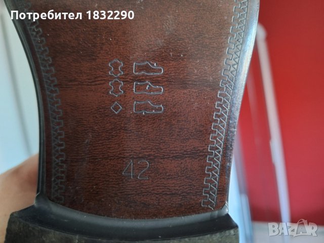 Мъжки официални обувки LAZARINI, снимка 3 - Официални обувки - 44449349