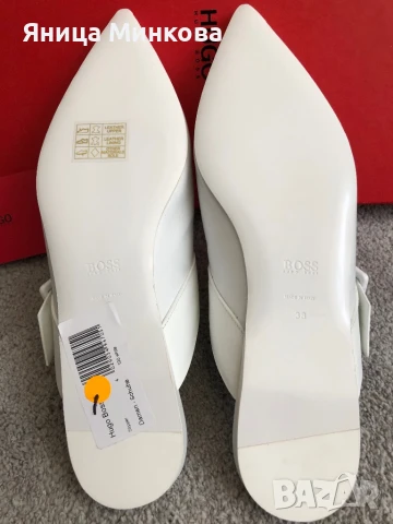 Дамски чехли Hugo Boss- нови, естествена кожа, снимка 10 - Чехли - 51235133