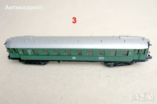 Товарни и пътнически вагони N (1:160) - от 1 до 5, снимка 11 - Колекции - 49360553