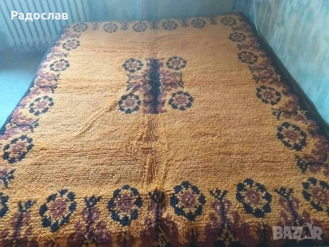 Чисто нов вълнен ръчно тъкан китеник , снимка 2 - Покривки за легло - 52642568