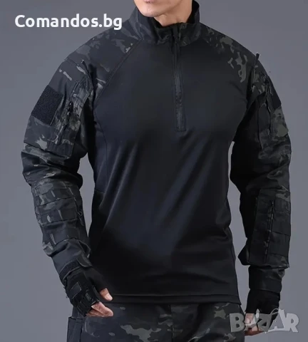 Тактическа блуза (Black Multicam) , снимка 3 - Екипировка - 50892106
