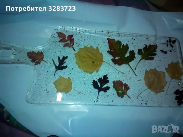 Ръчно изработени дъска за рязане, подарък, епоксидна смола 8 март, снимка 2 - Декорация за дома - 52958603