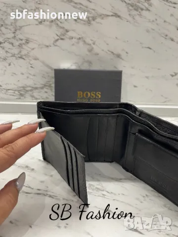 Мъжко портмоне в кутия BOSS, снимка 4 - Портфейли, портмонета - 48111756