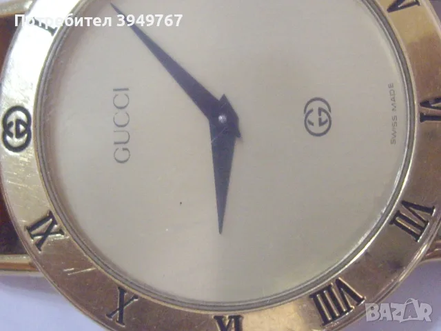 Оригинален кварцов часовник''Gucci 3000 m'', снимка 2 - Мъжки - 56216292