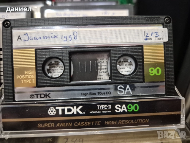 Куфарче с 56 бр. японски аудио касети TDK SA90 "златни" - TYPE II с хубава музика + ПОДАРЪК, снимка 7 - Аудио касети - 52828876