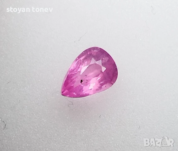 Ултра рядък Махеинге шпипел в неоново розово 0.52кт.! Нов!, снимка 7 - Други - 50496830