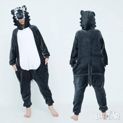  НАЛИЧНА пухкава пижама панда детски и за възрастни, снимка 15 - Нощници - 17456820