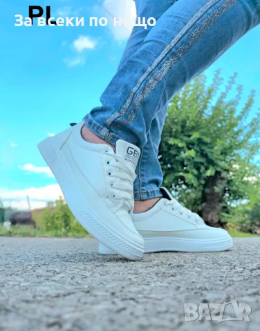 Дамски спортни кецове:Бял, снимка 5 - Маратонки - 47415043