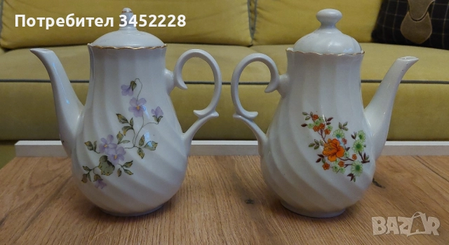 порцелан България две кани за ценители 