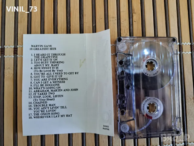 Marvin Gaye – 18 Greatest Hits, снимка 3 - Аудио касети - 48774545