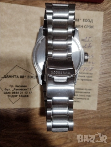 Нов часовник"Jacques Farel", снимка 3 - Мъжки - 52010188