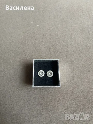 Сребърни обеци , снимка 1