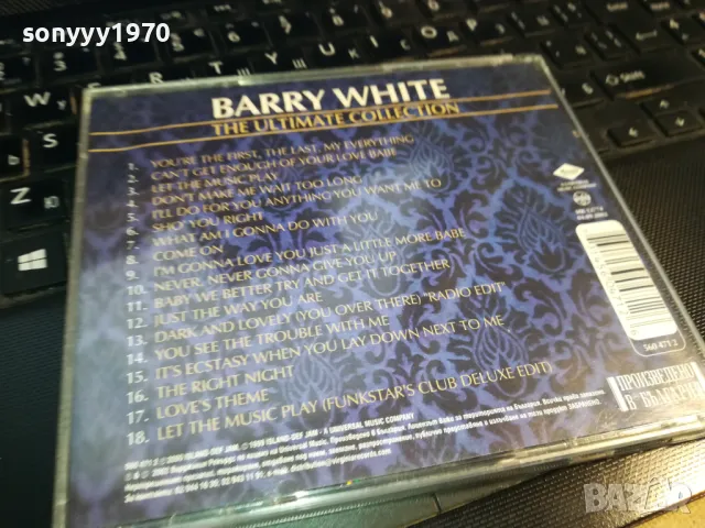 BARRY WHITE-ORIGINAL CD 0103251650, снимка 11 - CD дискове - 49326361