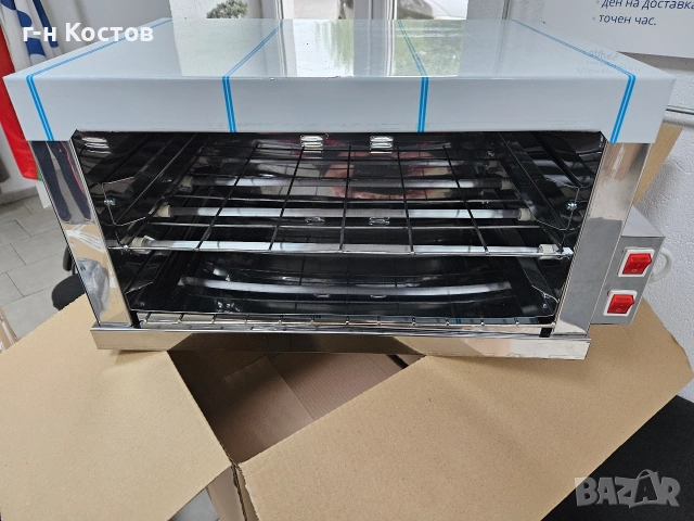 Принцесник от неръждавейка със горни и долни стъклени нагреватели за 3бр. или 4бр., снимка 4 - Обзавеждане на кухня - 52775042