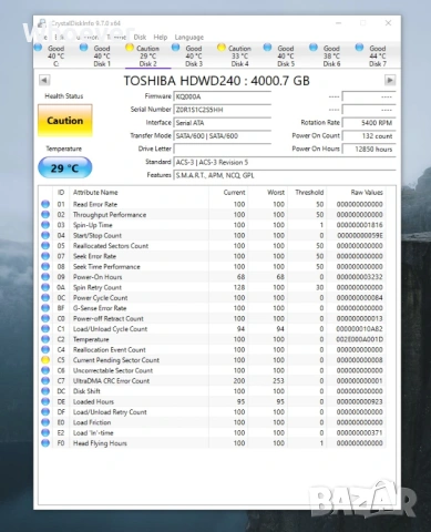 Хард диск HDD Toshiba 4TB 