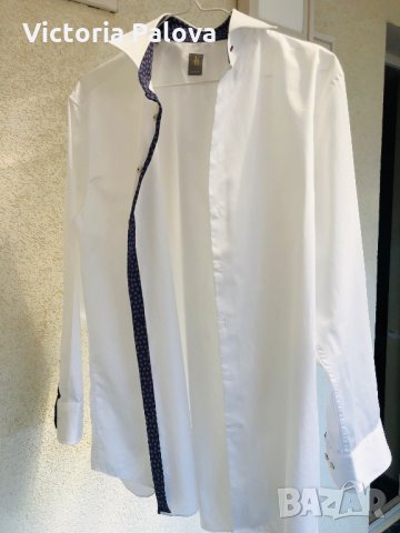 Бяла риза JACQUES BRITT, снимка 2 - Ризи - 29567345