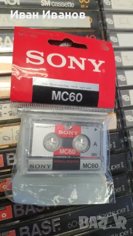 SONY MC-60 microcassette микро аудиокасети