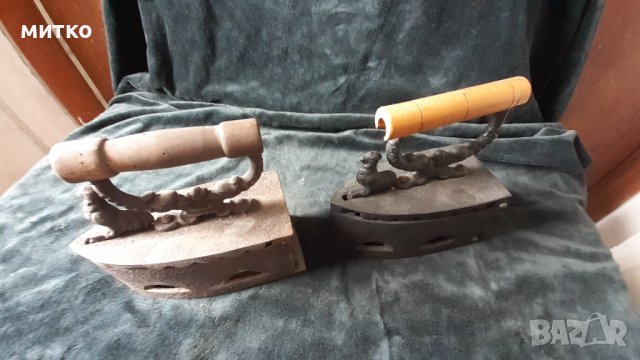 Стара ютия, снимка 3 - Антикварни и старинни предмети - 37241928