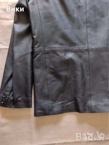 Мъжко елегантно 100 % кожено сако , снимка 11 - Якета - 34871049