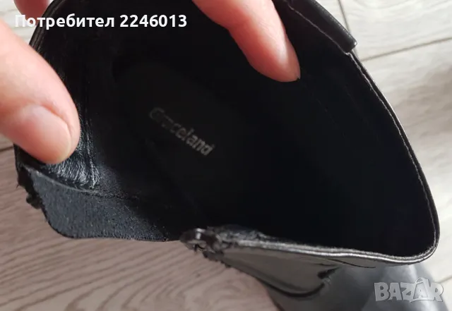 Боти естествена кожа-35номер, снимка 4 - Дамски боти - 48779946