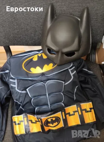 Детски костюм Батман Rubie's, официално лицензиран карнавален костюм на Батман за деца на 3-4 години, снимка 5 - Детски комплекти - 47917996