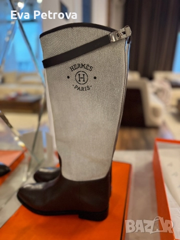 Hermes хермес дамски ботуши 38,39 , снимка 2 - Дамски ботуши - 47188232