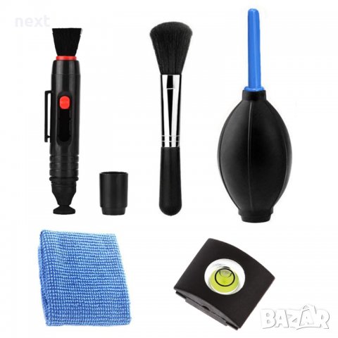 Комплект за почистване на фотоапарат и обективи 5 в 1, снимка 4 - Чанти, стативи, аксесоари - 32085103