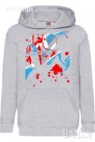 Детски Суитчър/Суитшърт Spider-man 18,Spider-man,Игра,Подарък,Изненада,Забавление,Рожден Ден, снимка 2 - Детски анцузи и суичери - 38355696