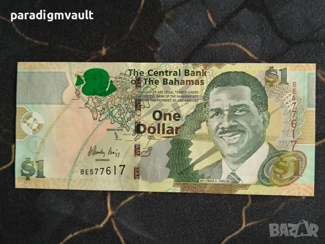 Банкнота - Бахами - 1 долар UNC | 2015г.