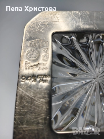 Гарафа за yиски от белгийски оловен кристал, снимка 2 - Аксесоари за кухня - 52258411