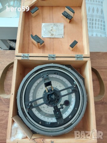 Морски военен koraben kомпас-пеленгатор СССР 1988год./корабен часовник/, снимка 1